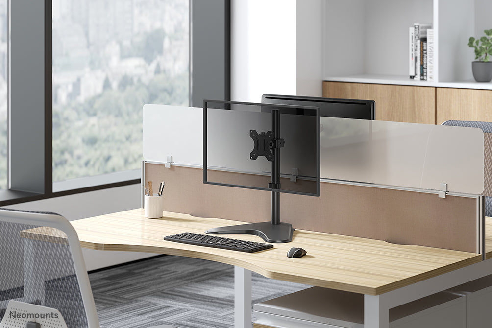 Neomounts FPMA-D550S sort full motion bordstand til flatscreens op til 32 tommer, højdejusterbar - Sort