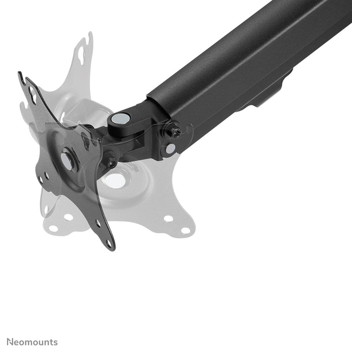 Neomounts FPMA-D650 sort er en full motion bordbeslag til skærme op til 27 (69 cm).