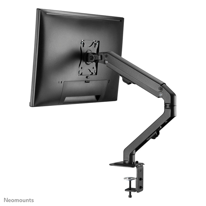 Neomounts FPMA-D650 sort er en full motion bordbeslag til skærme op til 27 (69 cm).