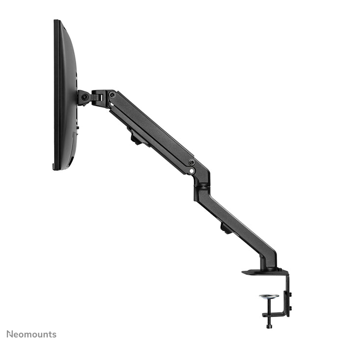 Neomounts FPMA-D650 sort er en full motion bordbeslag til skærme op til 27 (69 cm).