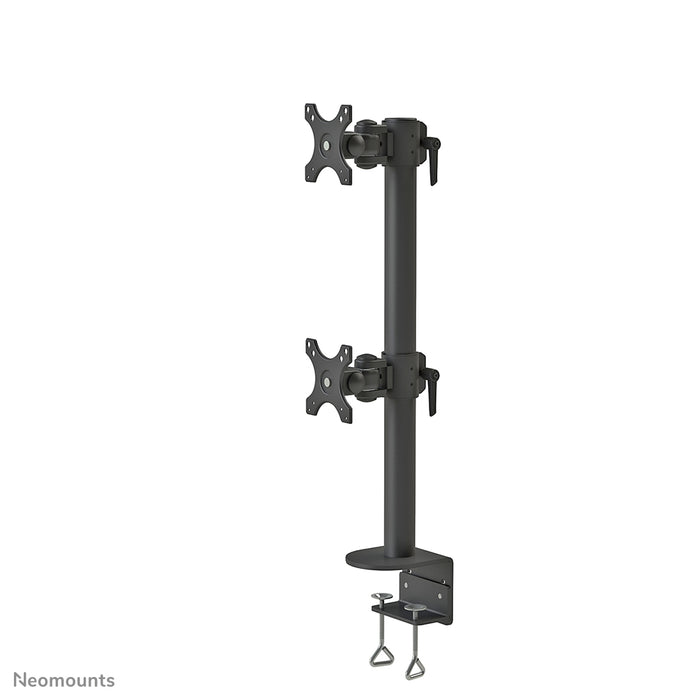 Neomounts FPMA-D960DV zwartPLUS er en bordbeslag til to buede skærme op til 49 tommer (124 cm) - Sort