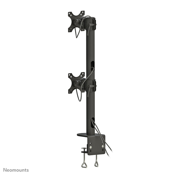 Neomounts FPMA-D960DV zwartPLUS er en bordbeslag til to buede skærme op til 49 tommer (124 cm) - Sort