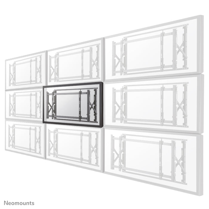 Neomounts LED-VW1750 sort er en flad video væg vægbeslag til skærme op til 55 tommer (140 cm).