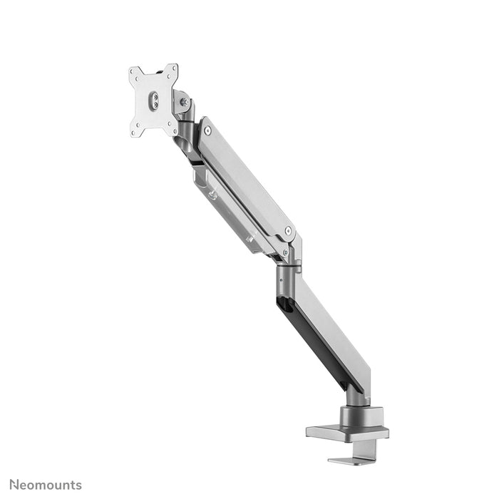 Neomounts NM-D775 sølv er en gasdæmpet bordholder til fladskærme op til 32 tommer (81 cm) - Sølv