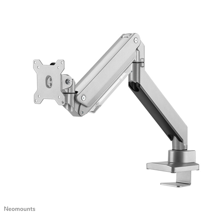 Neomounts NM-D775 sølv er en gasdæmpet bordholder til fladskærme op til 32 tommer (81 cm) - Sølv