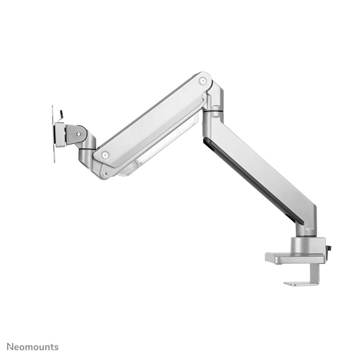 Neomounts NM-D775 sølv er en gasdæmpet bordholder til fladskærme op til 32 tommer (81 cm) - Sølv