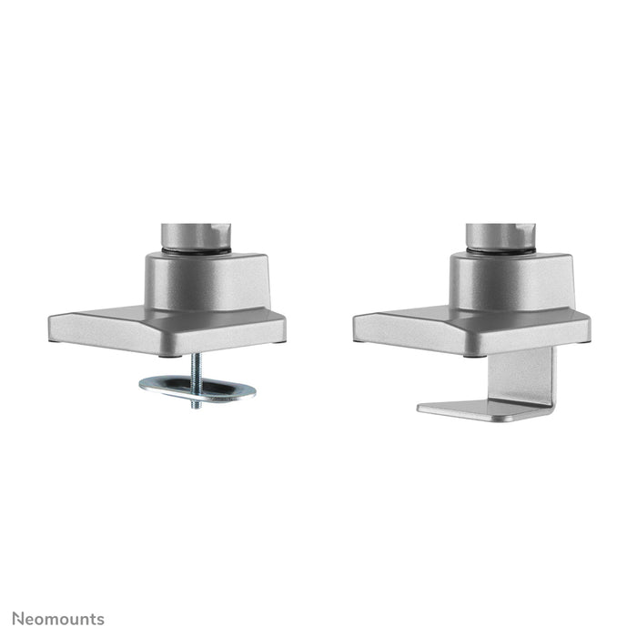 Neomounts NM-D775 sølv er en gasdæmpet bordholder til fladskærme op til 32 tommer (81 cm) - Sølv