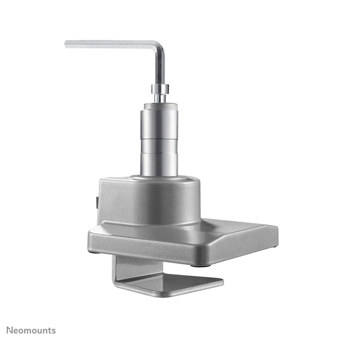 Neomounts NM-D775 sølv er en gasdæmpet bordholder til fladskærme op til 32 tommer (81 cm) - Sølv