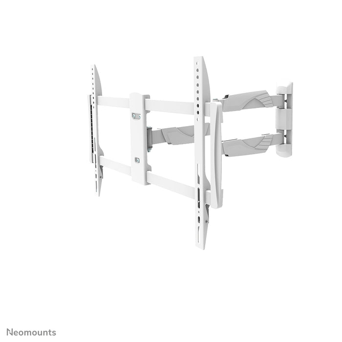 Neomounts NM-W460 hvid er en vægmontering med 3 drejeled til fladskærme op til 60 tommer (150 cm).