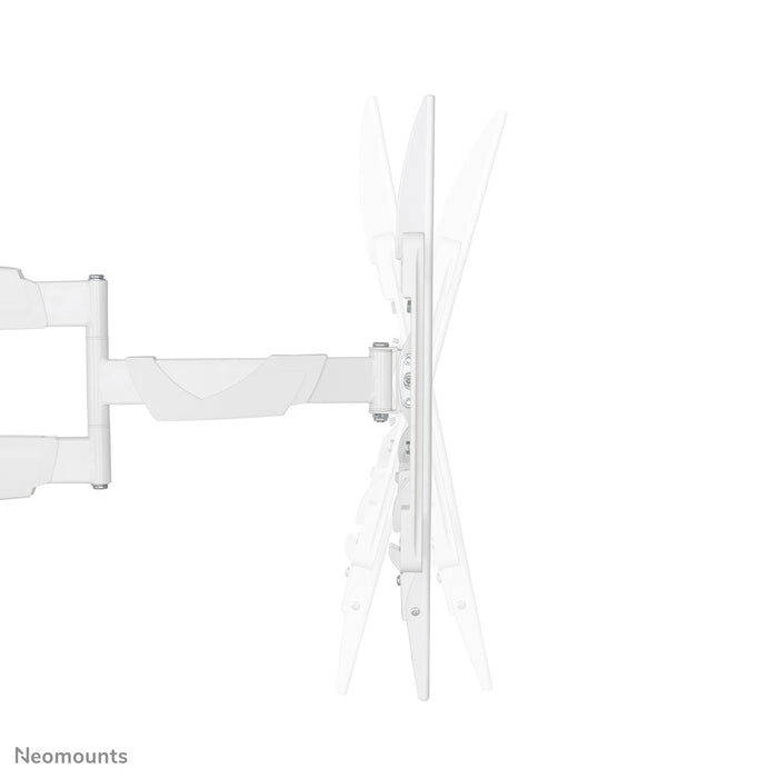 Neomounts NM-W460 hvid er en vægmontering med 3 drejeled til fladskærme op til 60 tommer (150 cm).