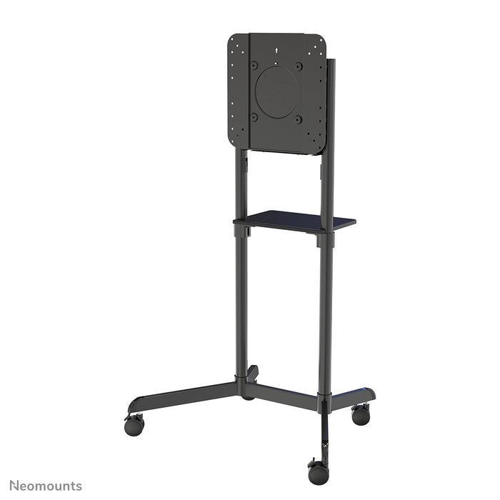 Neomounts NS-M1250 sort er et mobilt møbel til fladskærme op til 70 tommer (178 cm). Inkl. laptopbakke - Sort