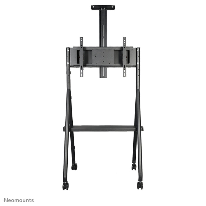 Neomounts NS-M1500 sort er et mobilt møbel til fladskærme op til 65 tommer (165 cm). Inkl. laptopbakke - Sort
