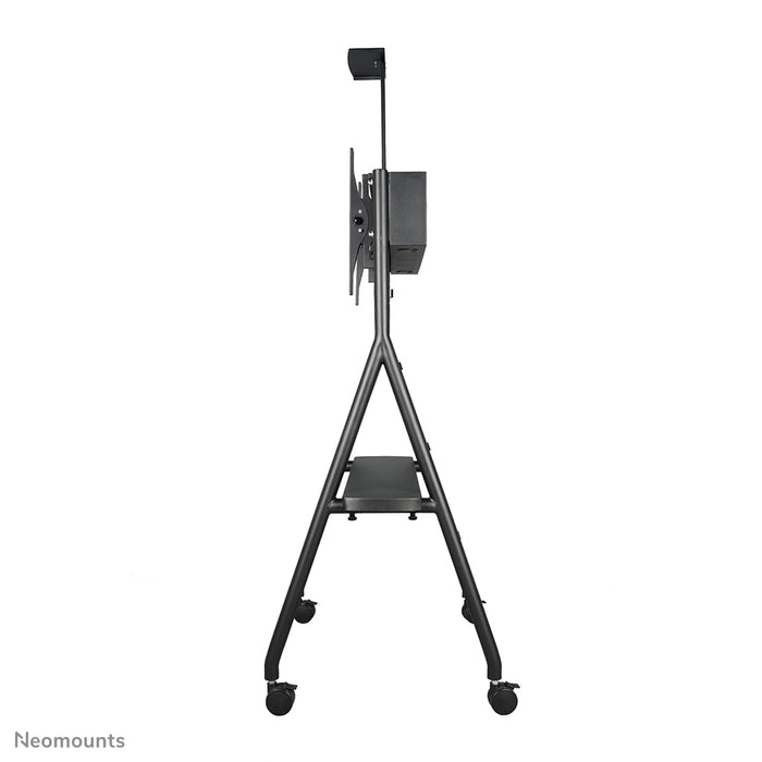 Neomounts NS-M1500 sort er et mobilt møbel til fladskærme op til 65 tommer (165 cm). Inkl. laptopbakke - Sort