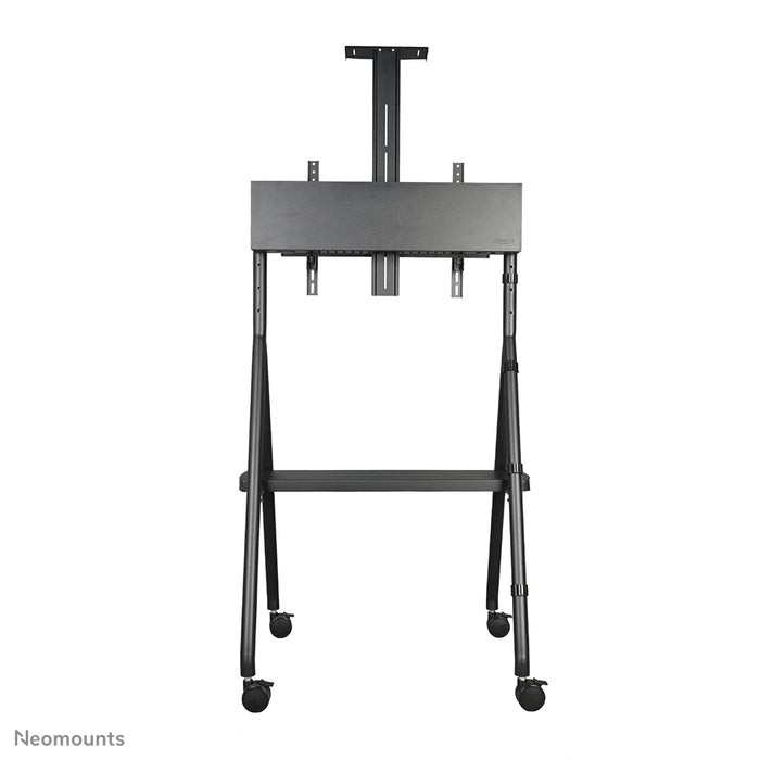 Neomounts NS-M1500 sort er et mobilt møbel til fladskærme op til 65 tommer (165 cm). Inkl. laptopbakke - Sort
