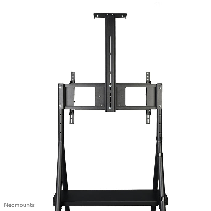 Neomounts NS-M1500 sort er et mobilt møbel til fladskærme op til 65 tommer (165 cm). Inkl. laptopbakke - Sort