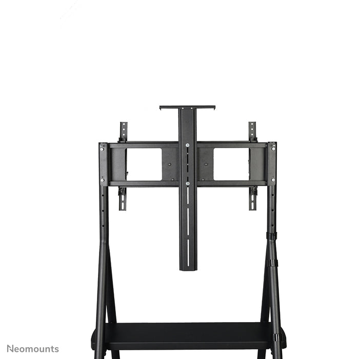 Neomounts NS-M1500 sort er et mobilt møbel til fladskærme op til 65 tommer (165 cm). Inkl. laptopbakke - Sort