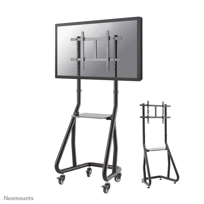 Neomounts NS-M3600 sort er et mobilt møbel til fladskærme op til 80 tommer (203 cm).