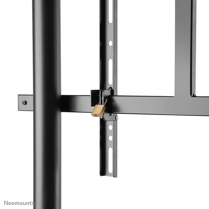 Neomounts NS-M3600 sort er et mobilt møbel til fladskærme op til 80 tommer (203 cm).