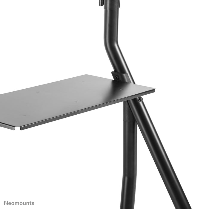 Neomounts NS-M3800 sort er et mobilt møbel til fladskærme op til 100 tommer (254 cm).