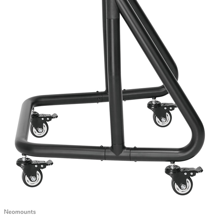 Neomounts NS-M3800 sort er et mobilt møbel til fladskærme op til 100 tommer (254 cm).