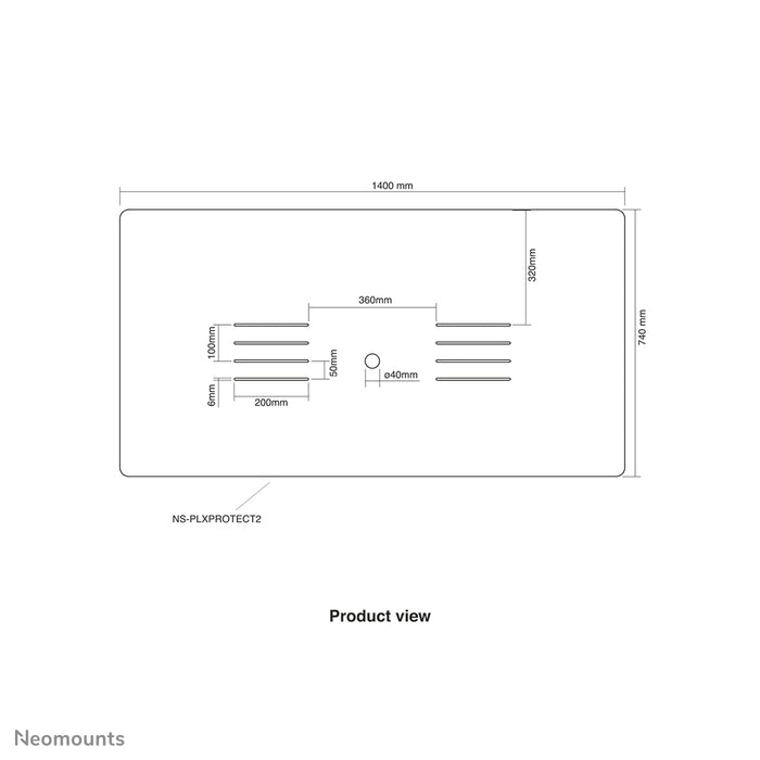 Neomounts NS-PLXPROTECT2 er en transparent skærm til 2 fladskærme og giver afstandsbeskyttelse på arbejdspladsen - Transparent akryl, 100% genanvendeligt | PLXPROTECT er registreret som EU-designpatent |