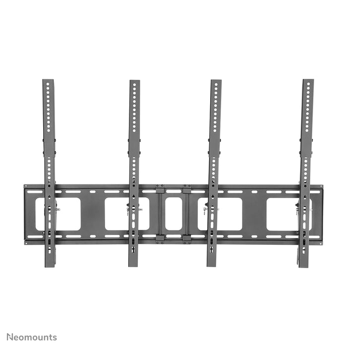 Neomounts NS-WMB200P sort er en vægmonteret menu board-holder til lodret montering af skærme op til 52 tommer (132 cm).