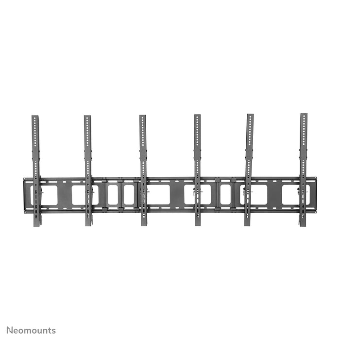 Neomounts NS-WMB300P sort er en vægmonteret menu board-holder til lodret montering af skærme op til 52 tommer (132 cm).