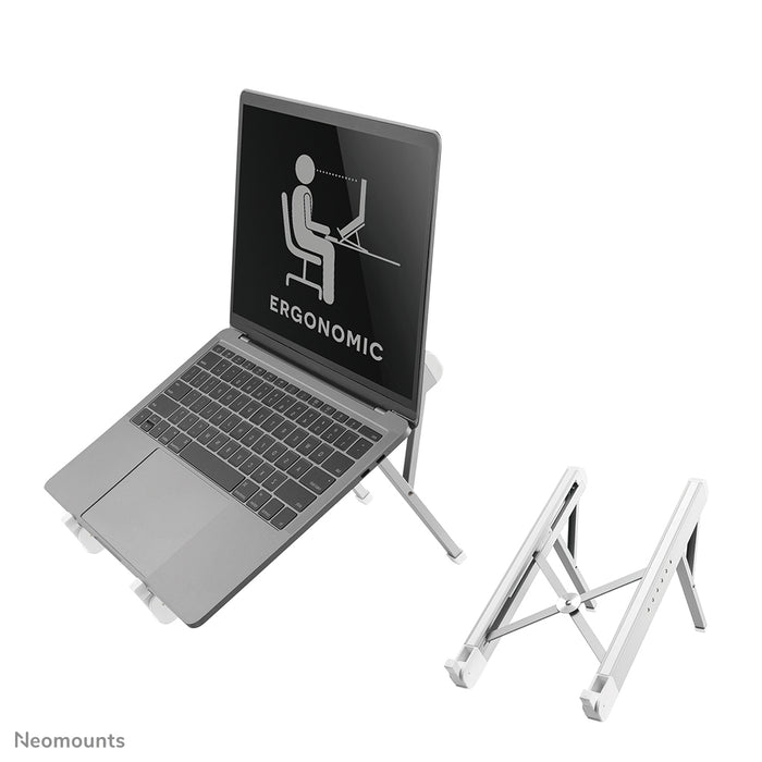 Neomounts foldbar laptopstander - Sølv