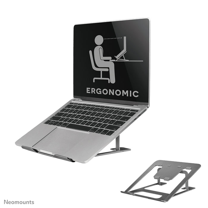 Neomounts foldbar laptopstander - Grå