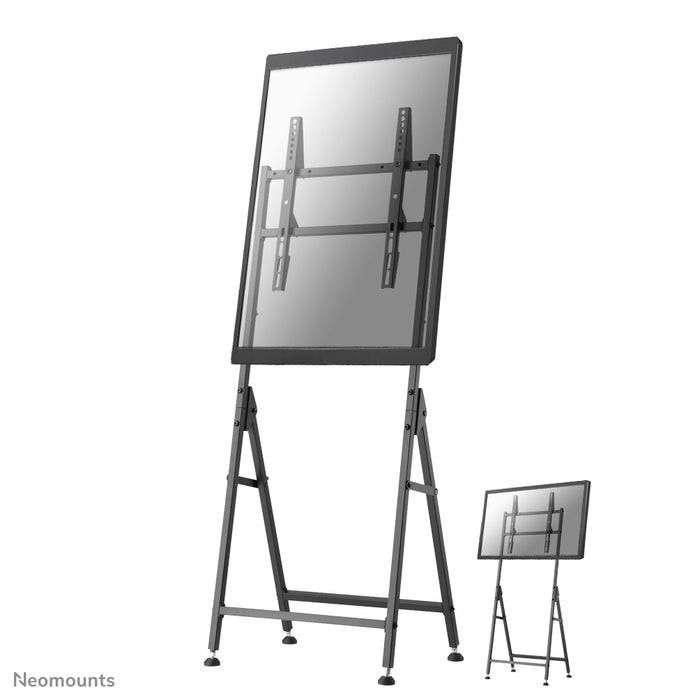 Neomounts PLASMA-M1000 er et møbel til LCD/LED/Plasma-skærme op til 55 tommer (140 cm), til horisontal og vertikal montering - Sort