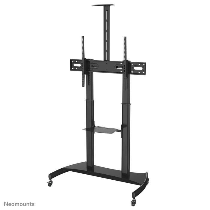 Neomounts PLASMA-M1950E er et mobilt møbel til fladskærme op til 100 tommer (254 cm). Inkl. laptopplade.