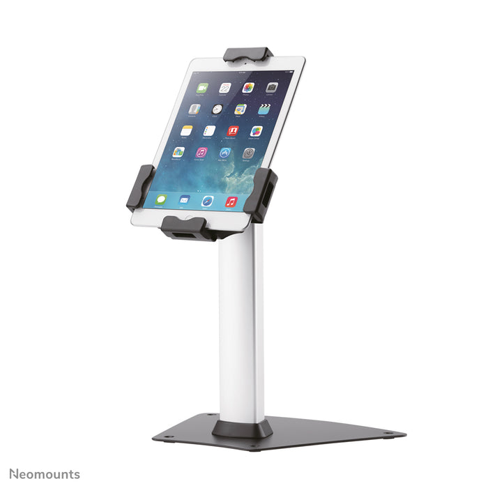 Neomounts tabletholder TABLET-D150SILVER til de fleste 7,9-10,5 tommer tablets, låsbar - Sølv