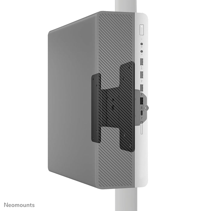 Neomounts Med denne thin client-holder, model THINCLIENT-05, monterer du nemt en thin client på en skærmarm.