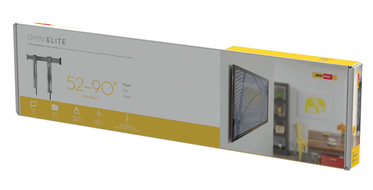Fast TV-beslag 52-90"