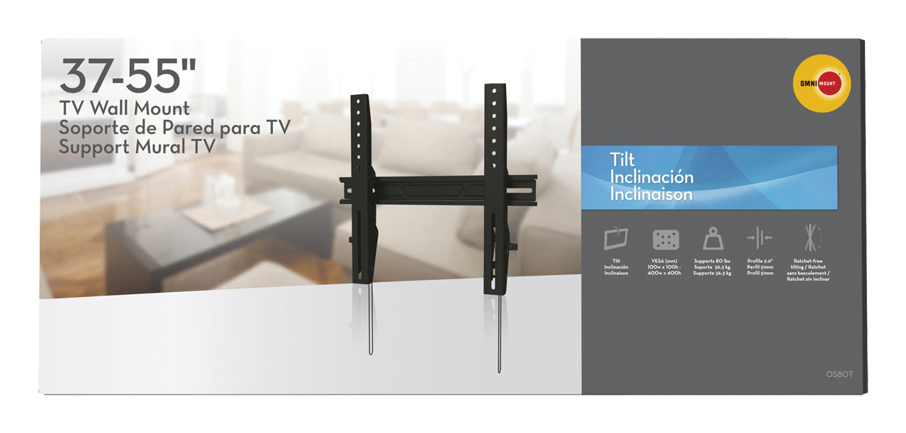 Fladt tv-beslag til maks. 42"