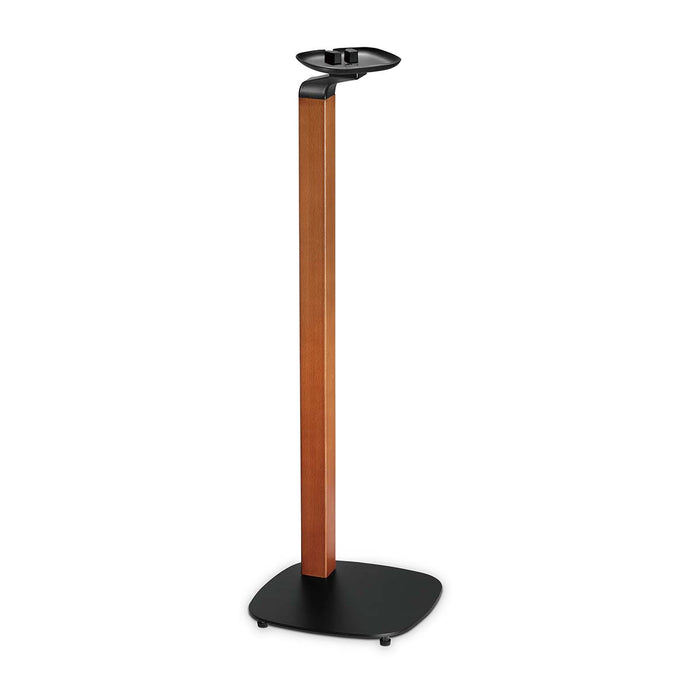 Skandinavisk design højttalerbeslag til Sonos One, One SL & PLAY:1 – Træ/metal stander med kabelstyring og vibrationsdæmpning.