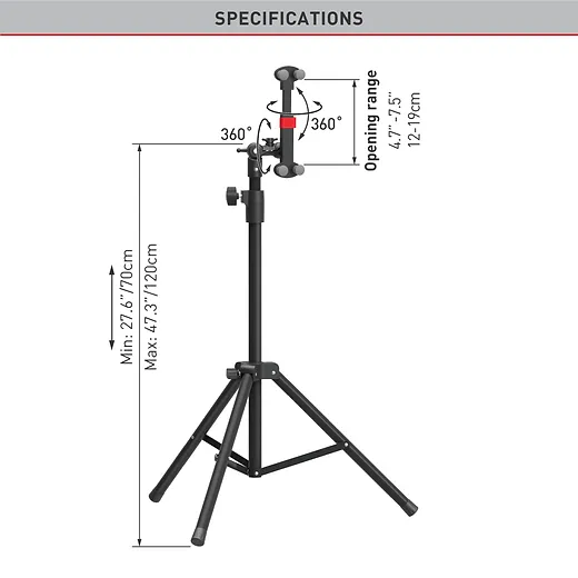 Barkan Mounts Universelt telefon- og tabletstativ | Selfie | Video