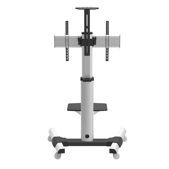 Wolff Mount TV solidt mobilt gulvstativ |Universelt |Aluminium |Skærme op til 70 tommer |Højde 210 cm