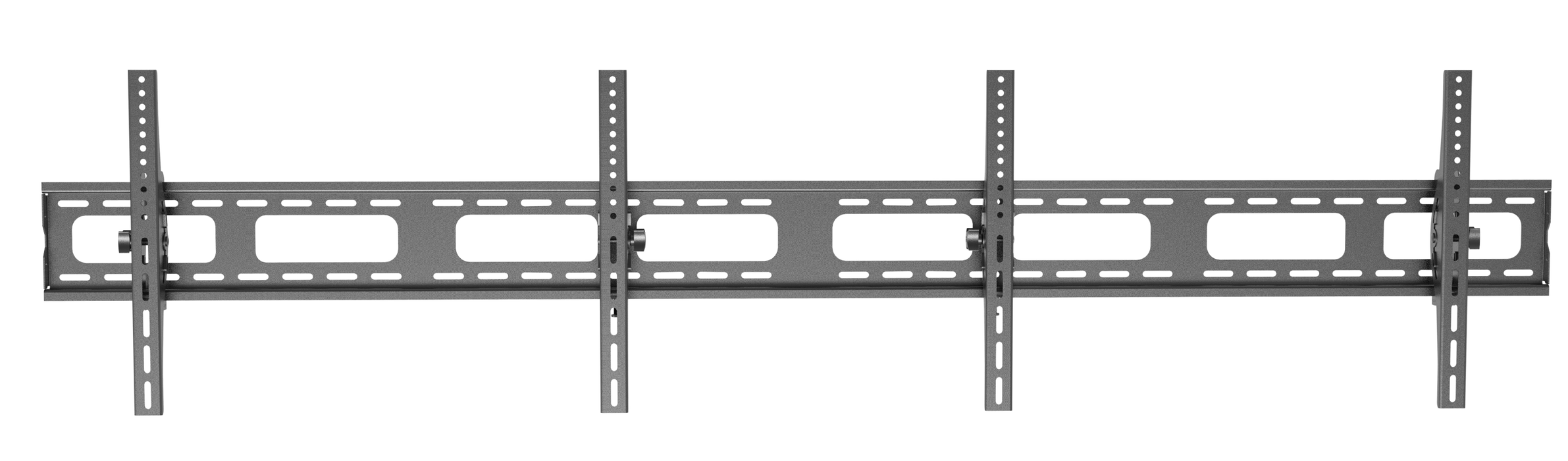 Wolff Mount Dobbelt universelt TV-vægbeslag |Counter rail |2 skærme |Kan vippes |2 meter