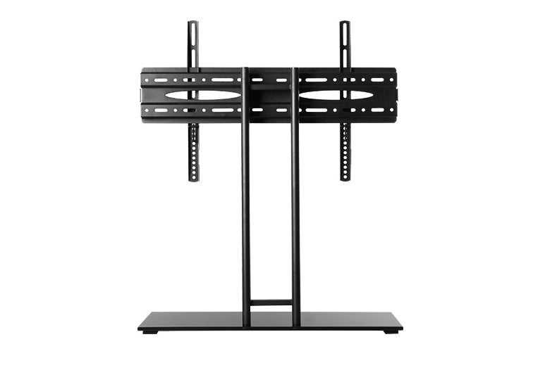 Wolff Mount Låsbart TV-fod |Op til 65 tommer |Universelt |VESA 600x400 |Sort tung glasplade