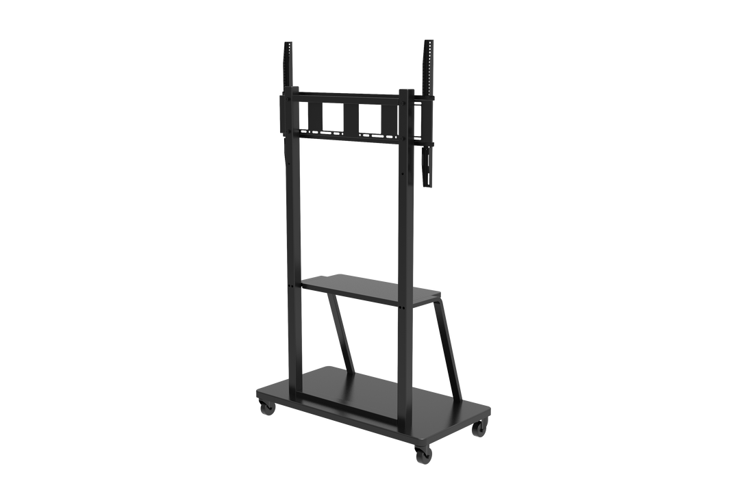 Wolff Mount Flytbar præsentations-TV-møbel |Skærme 55-100 tommer |Vægt op til maks. 130 kg |VESA 600x800 |Universelt