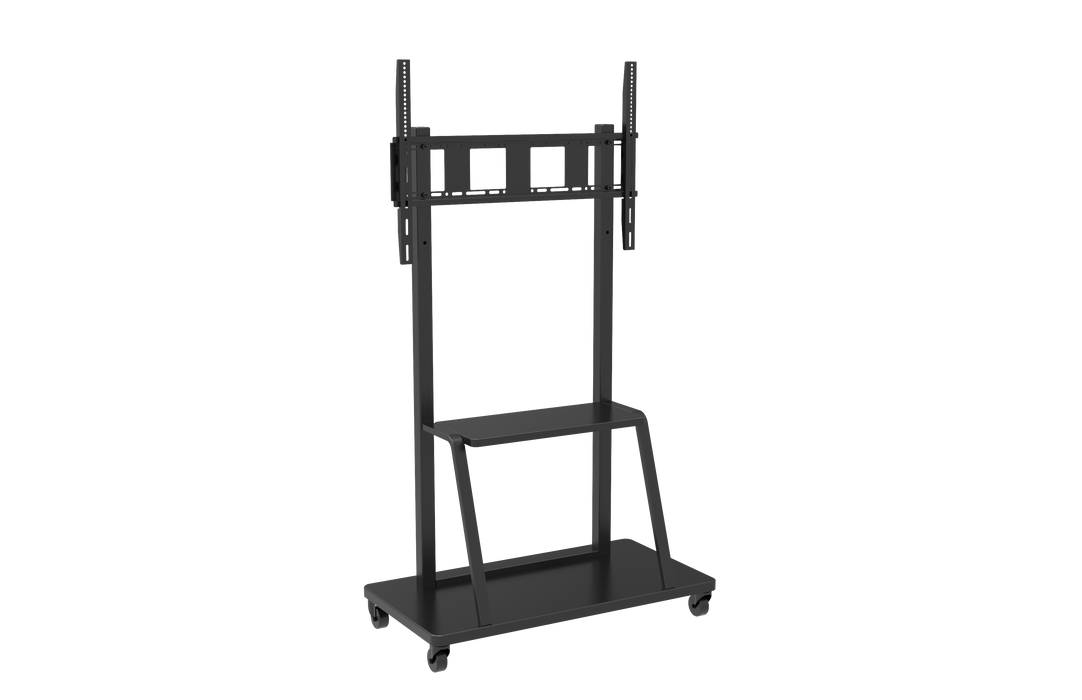 Wolff Mount Flytbar præsentations-TV-møbel |Skærme 55-100 tommer |Vægt op til maks. 130 kg |VESA 600x800 |Universelt