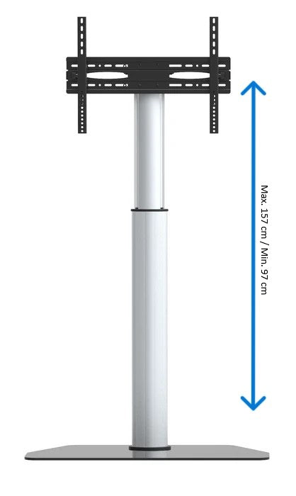 Wolff Mount Universel Aluminium Justerbar Slank TV-stander |32 -70 tommer |Præsentationssøjle |VESA 800x400 |10 års garanti