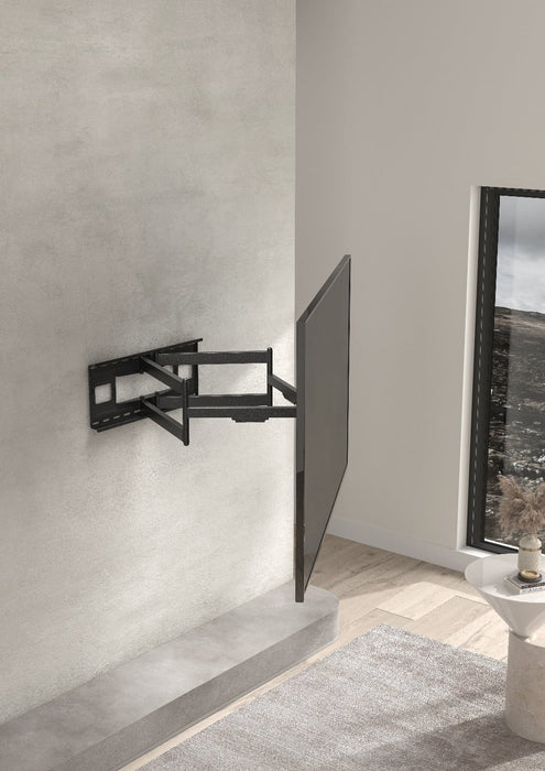 Wolff Mount Heavy Duty muurbeugel voor Samsung tot 90 inch – montagevoorbeeld met televisie
