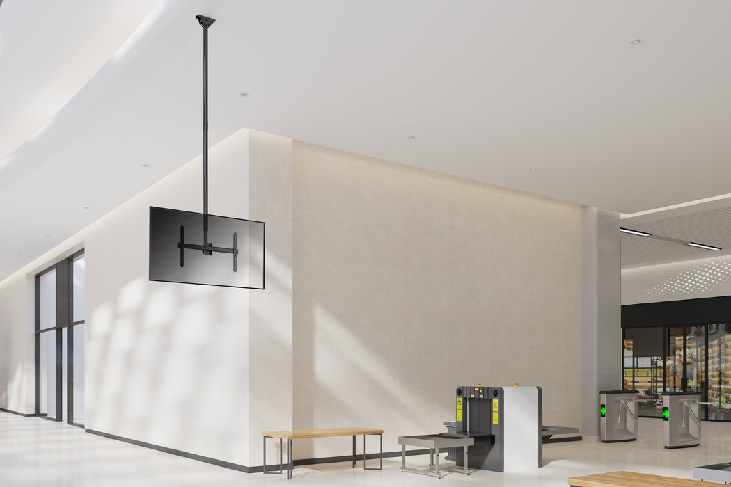 Wolff Mount Ekstra lang teleskopisk loftbeslag |250-300cm |Universel|op til 70 tommer |op til 50 KG |VESA 600x400