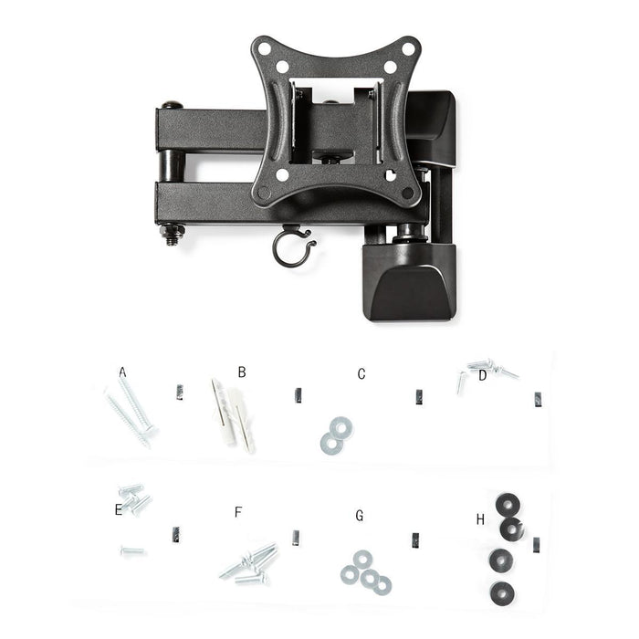Full-Motion TV Vægophæng | 13 - 27" | Max. 15 kg | 3 hængselspunkter