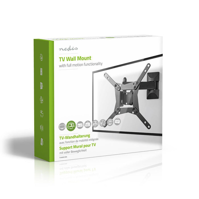 Full Motion TV Vægophæng | 10 - 32" | Max. 30 kg |