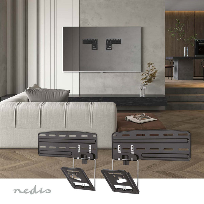 Nedis Fast TV-vægbeslag 43-85 tommer | Max 60 kg | Micro-Gap design