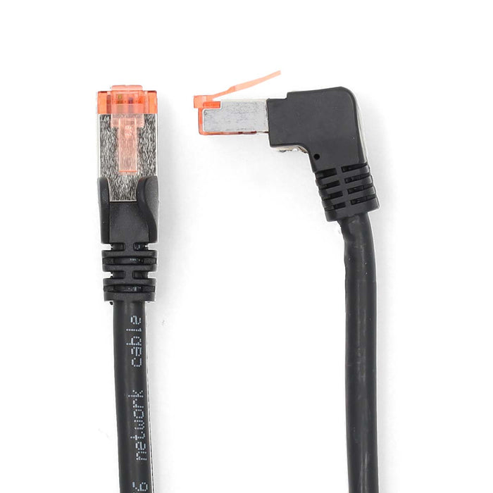 UTP-kabel med vinklet stik 5 meter