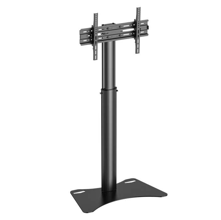 WOLFF MOUNT TV Gulvstander Sort – Universal TV-stander 32 til 70 tommer – Højdejusterbar – VESA op til 800x400 – Maks. 50 kg – Fritstående